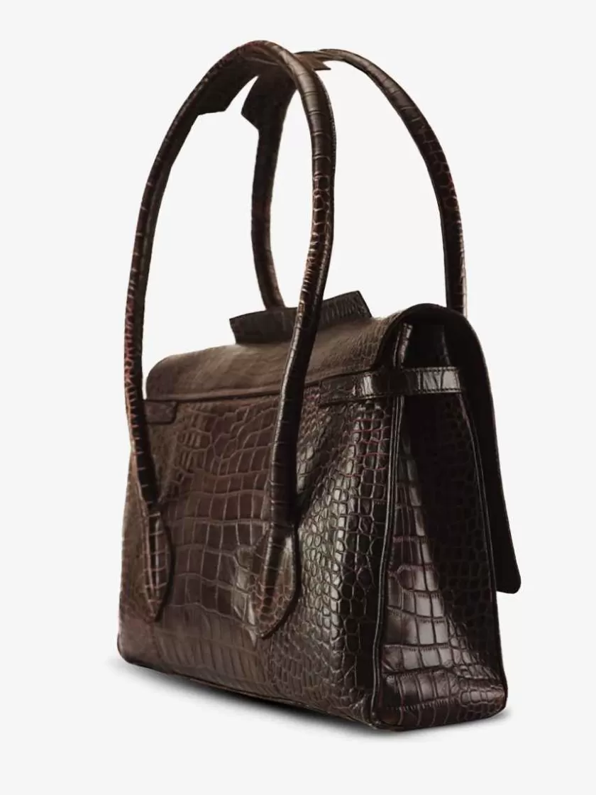 Hot Colette M Alligator Femme Sacs Porté Épaule