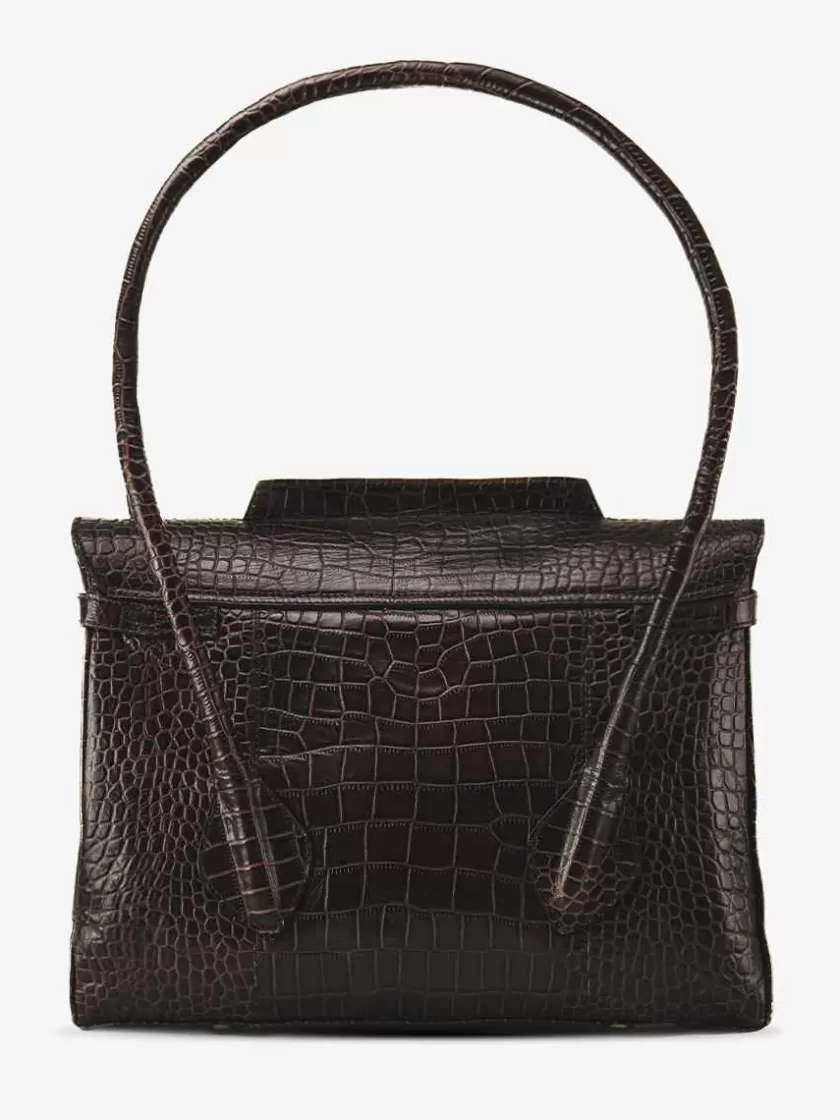 Hot Colette M Alligator Femme Sacs Porté Épaule