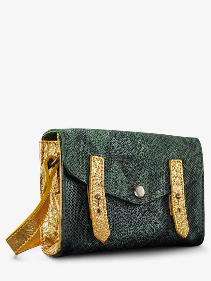 Best Lemini Indispensable Python - Vert Foret Femme Mini Sacs