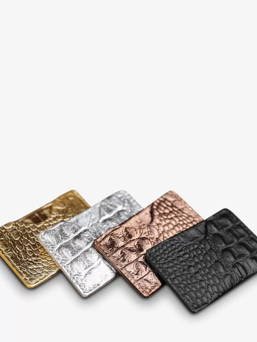 Store Leporte-Cartes Gabin Caiman Femme Porte-Cartes