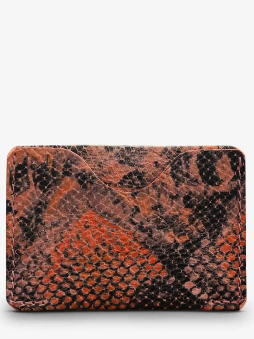 Shop Leporte-Cartes Gabin Python Femme Porte-Cartes