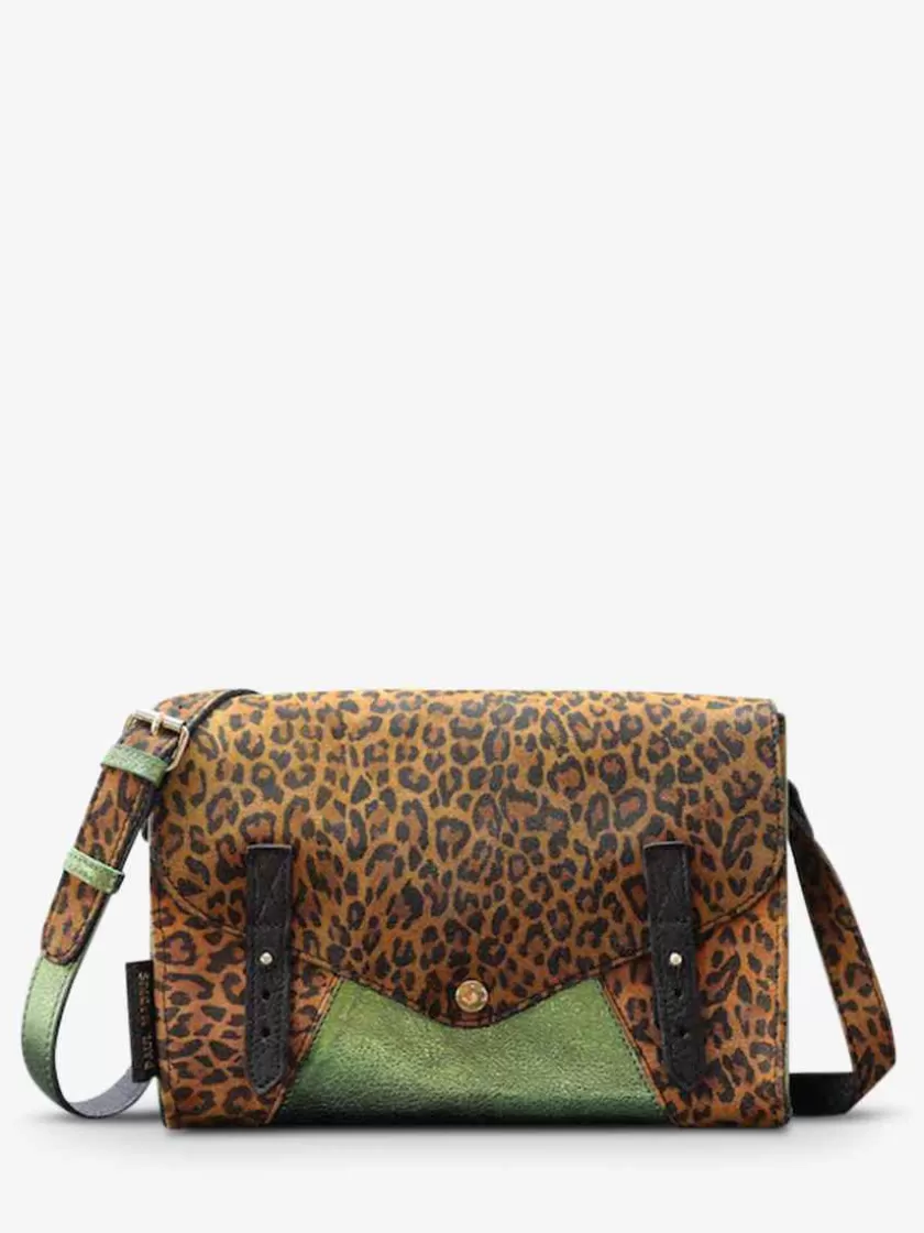 Best Sale L'Indispensable Leopard Femme Sacs Porté Travers