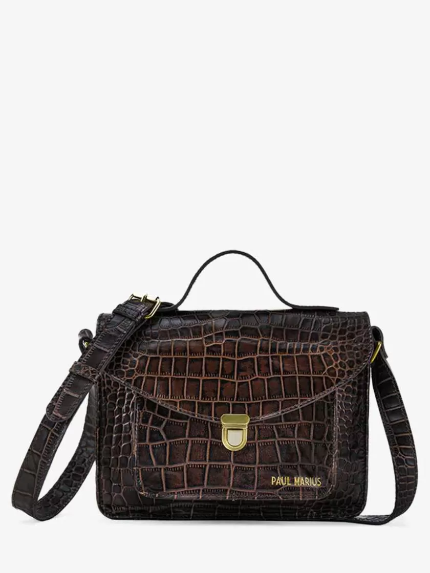 Shop Mademoiselle George Alligator Femme Sacs Porté Épaule